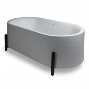 Omina Compatto Freestanding Bath Oval 1625x750mm White