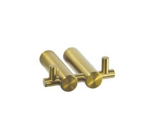 Double Robe Hook Brass