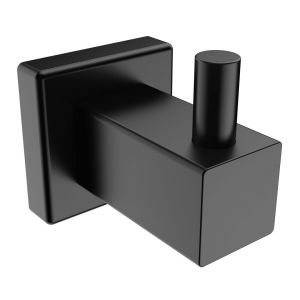8510 Robe Hook Single -Matt  Black
