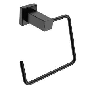 8541 Towel Ring Open -Matt  Black