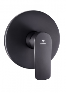 COBRA SEINE CONC SHOWER/BATH MIXER EBONY