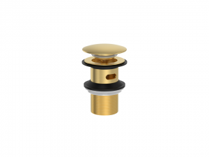 Cobra Seine Slotted Click Waste Brushed Gold
