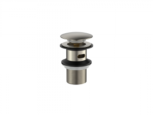 Cobra Seine Slotted Click Waste Brushed Nickel