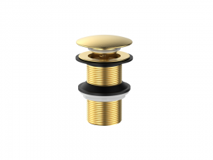 Cobra Seine Unslotted Click Waste Brushed Gold