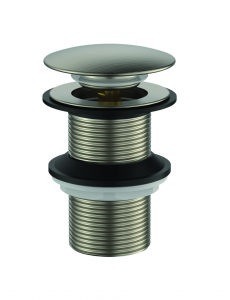 Cobra Seine Unslotted Click Waste Brushed Nickel