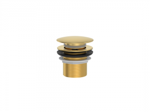 Cobra Seine Unslotted Bath Waste Brushed Gold