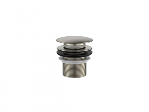 Cobra Seine Unslotted Bath Waste Brushed Nickel