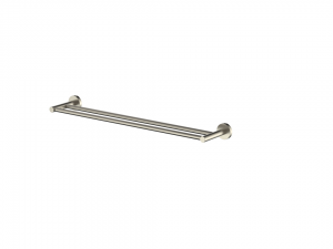 Cobra Seine Double Towel Rail Brushed Nickel