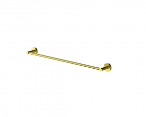 Cobra Seine Single Towel Rail Brushed Gold