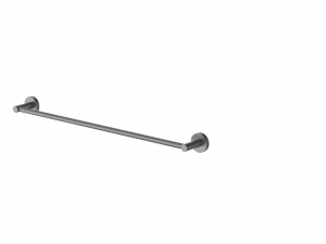 Cobra Seine Single Towel Rail Brushed Gun Grey