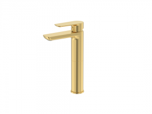 Cobra Seine Raised Basin Mixer Brushed Gold