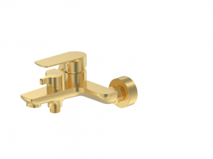 Cobra Seine Exposed Bath Mixer Brushed Gold