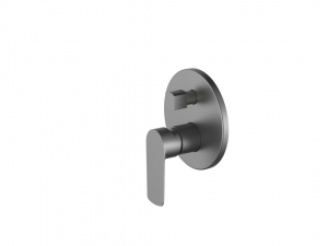 Cobra Seine Concealed Diverter Mixer Brushed Gun Grey