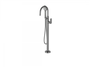 Cobra Seine Freestanding Bath Mixer Brushed Gun Grey
