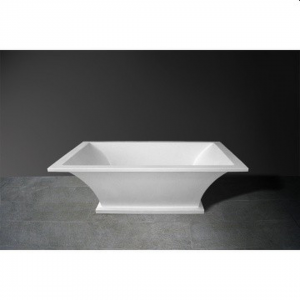 Flute Bath With Plinth 1825x905x554mm
