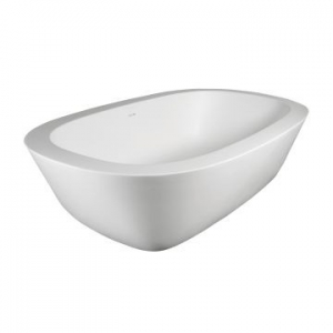 Acanthus Freestanding Bath No Overflow 1850x1130x500mm Pearl White