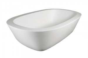 Acanthus Bath No Overflow Pearl White