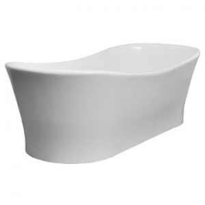 Elegance Slipper Freestanding Bath no Overflow 1770x780x575/520mm Gloss White