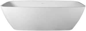Deonne Bath Internal Overflow Polished White