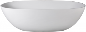 Dubai Bath Internal Overflow Pearl White