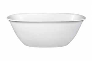 Brooke Bath No Overflow Polished White