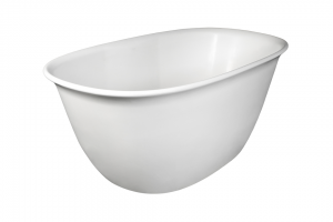 Brooke Bath No Overflow Pearl White