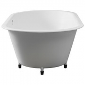 Conrad Built-In Bath Internal Overflow53Kg 1800x910x55mm Pearl White