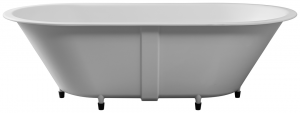 Conrad 1800x900 Bath No Overflow Pearl White