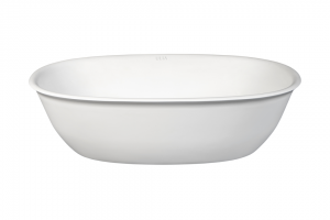Brooke Basin No Overflow Pearl White