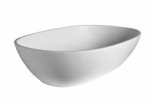 Amsterdam Basin No Overflow Pearl White