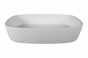 Ava Basin No Overflow Polished White