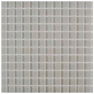 Crystal Glass 4mm Mosaic Sheet (23x23x4) 300x300x4mm Taupe