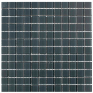 Crystal Glass 4mm Mosaic Sheet (23x23x4) 300x300x4mm Slate Grey