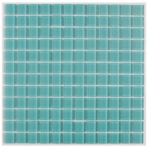 Crystal Glass 4mm Mosaic Sheet (23x23x4) 300x300x4mm Aqua