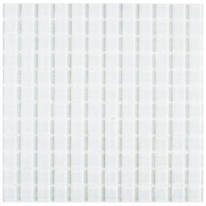 Crystal Glass 4mm Mosaic Sheet (23x23x4) 300x300x4mm Super White