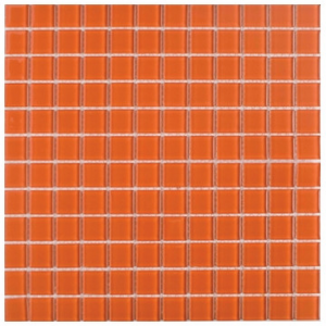 Crystal Glass 4mm Mosaic Sheet (23x23x4) 300x300x4mm Rust