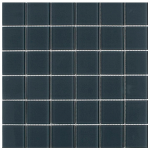 Crystal Glass 4mm Mosaic Sheet (48x48x4) 300x300x4mm Slate Grey