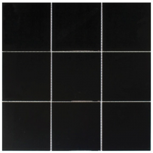 Black (98x98x4) Crystal Glass 300x300