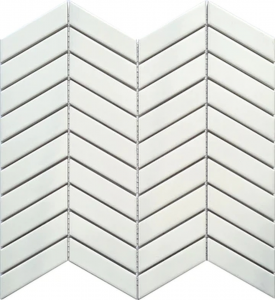Chevron White Matt(23x85)