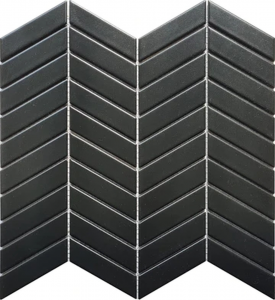 Chevron Black Matt(23x85)