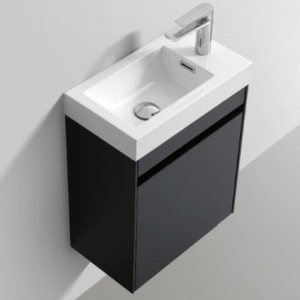 460 SIMPLICITY CUPBOARD & BASIN BLACK