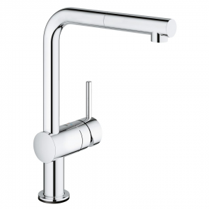 Grohe - Minta Touch Sink Mixer L-Spout Pull-Out Spray Chr