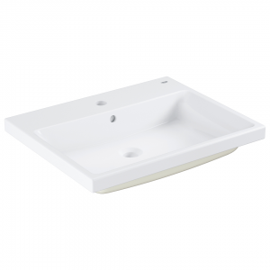 Grohe - Cube Ceramic Built-In Countertop Basin w/ Overflow 605x490mm White
