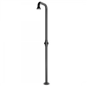 Freestanding shower mixer stainless steel, gun metal