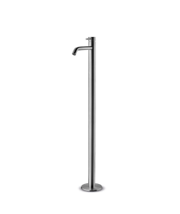 Freestanding basin mixer stainless steel, bronze