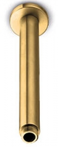 Ceiling mounted shower arm stainless steel, matt gold