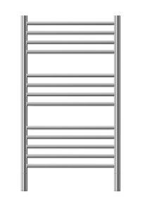Classic C Straight Brushed Left Stainless Steel 400mm