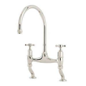 Perrin & Rowe - Ionian Bridge Mixer - Crosshead Handles