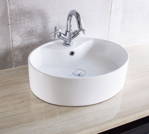 Anna Oval Countertop Basin 510x420x150mm White