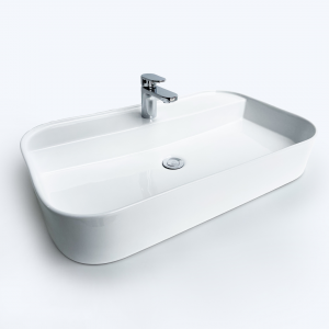 Classic Oval Drop-In Basin 630x510mm White | Victorian Bathrooms